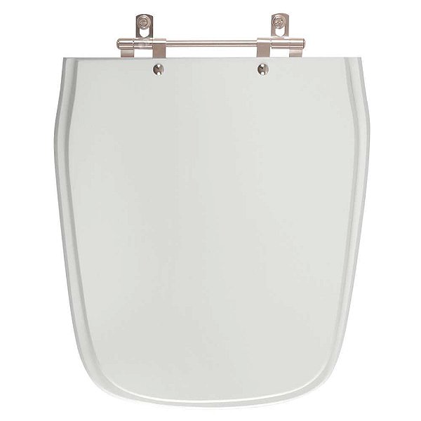 Tampa de Vaso Sanitário Laqueado Imperium Cinza Prata para vaso Celite