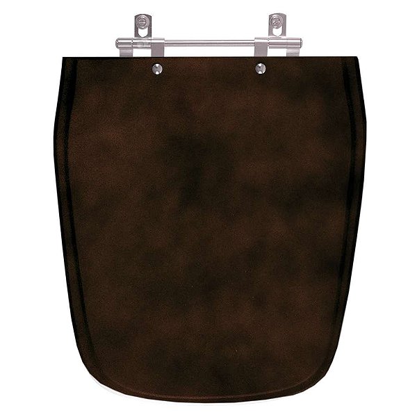 Tampa de Vaso Sanitário Laqueado Imperium Marrom Degrade para vaso Celite