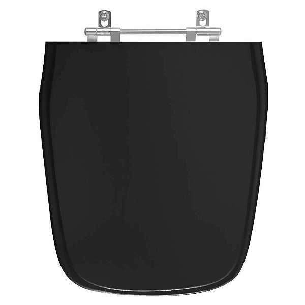 Tampa de Vaso Sanitário Laqueado Imperium Preto para vaso Celite