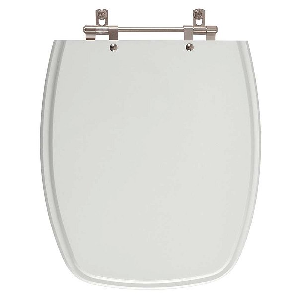 Tampa de Vaso Sanitário Laqueado Palladium Cinza Claro para vaso Celite