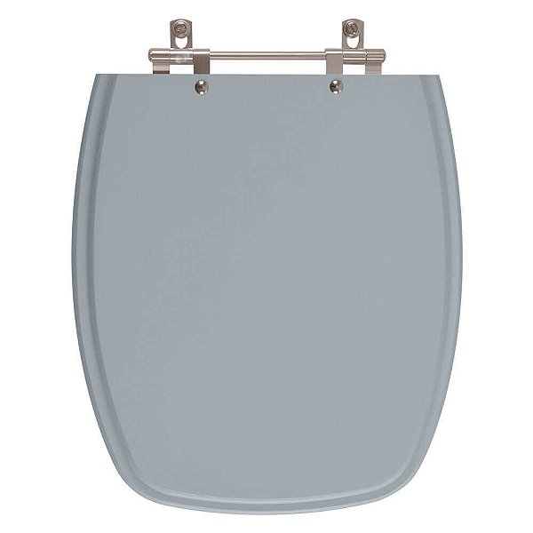 Tampa de Vaso Sanitário Laqueado Stylus Cinza Escuro para vaso Celite