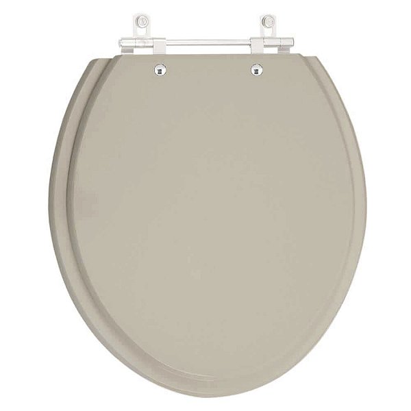 Tampa de Vaso Sanitário Laqueado Convencional Bege Saara para vaso Deca