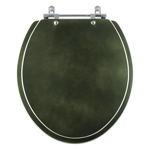 Tampa de Vaso Sanitário Laqueado Ravena Verde Degrade para vaso Deca