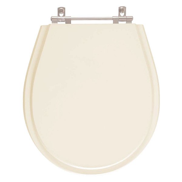 Tampa de Vaso Sanitário Laqueado Aries Bege Claro para vaso Eternit