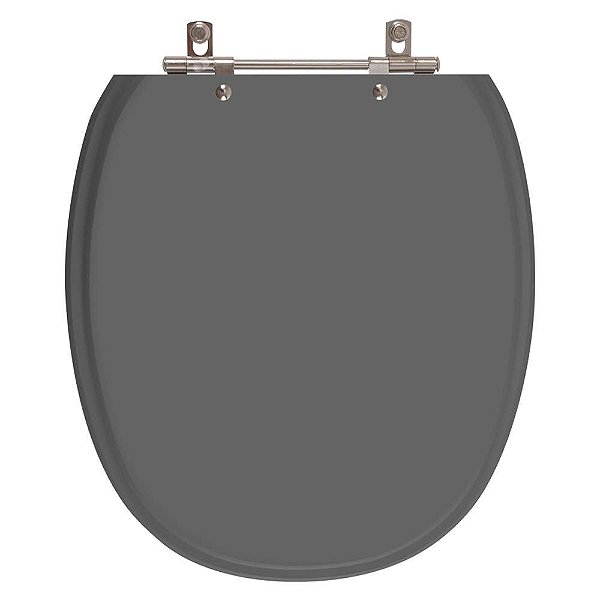 Tampa de Vaso Sanitário Laqueado Ascot Cinza Quartzo (Cinza Escuro) para vaso Ideal Standard