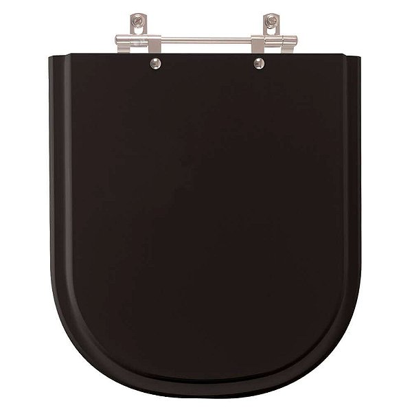 Tampa de Vaso Sanitário Laqueado Loren Luna Preto para vaso Lorenzetti