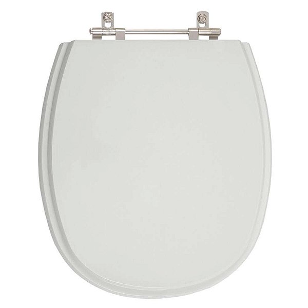 Tampa de Vaso Sanitário Laqueado Alamo Cinza Claro para vaso Santa Clara