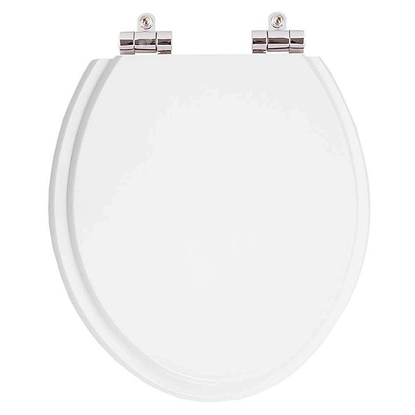 Tampa de Vaso Sanitário Poliéster Antibactéria SOFT Ravena Branco para vaso Deca