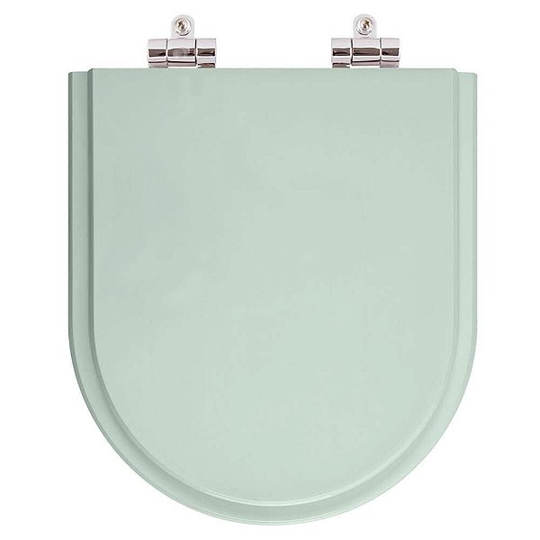 Tampa de Vaso Sanitário Poliéster Soft Close Riviera Agua Marinha (Verde Agua) para vaso Celite