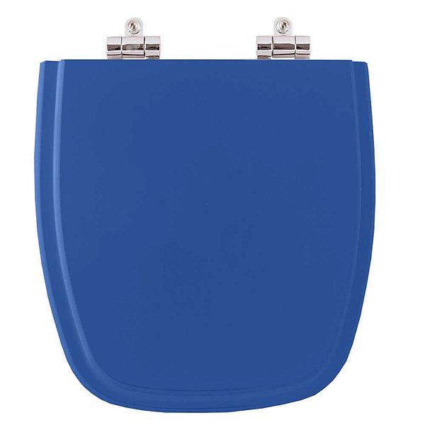 Tampa de Vaso Sanitário Poliéster Soft Close Versato Azul Mineral para vaso Celite