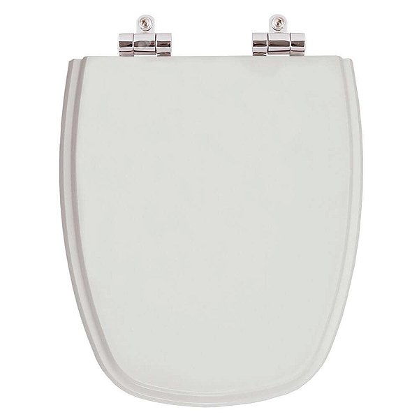 Tampa de Vaso Sanitário Poliéster Soft Close Monte Carlo Cinza para vaso Deca