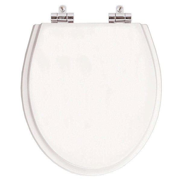 Tampa de Vaso Sanitário Poliéster Soft Close Windsor Branco para vaso Deca