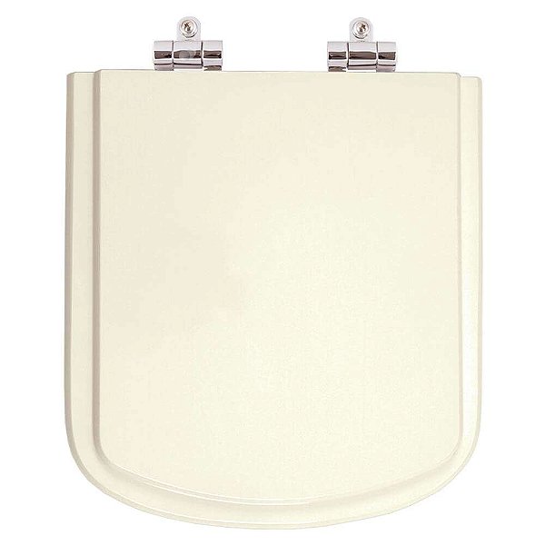 Tampa de Vaso Sanitário Poliéster Soft Close Bali Biscuit (Bege Claro) para vaso Incepa