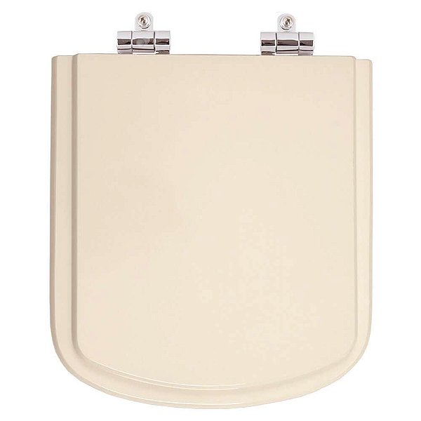 Tampa de Vaso Sanitário Poliéster Soft Close Bali Pêssego Rosa Shell para vaso Incepa