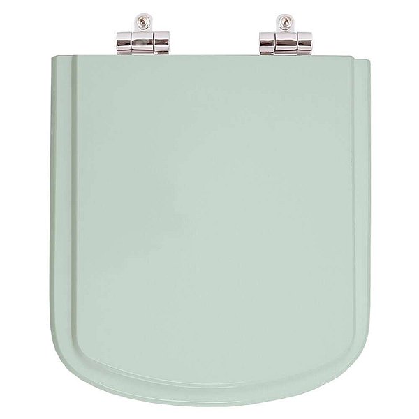 Tampa de Vaso Sanitário Poliéster Soft Close Bali Verde Agua (Verde Claro) para vaso Incepa