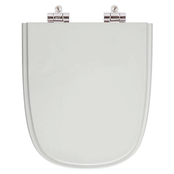 Tampa de Vaso Sanitário Poliéster Soft Close Ibiza Cinza Platina (Cinza Claro) para vaso Incepa