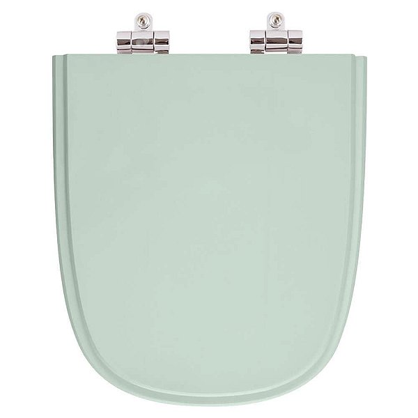 Tampa de Vaso Sanitário Poliéster Soft Close Ibiza Verde Àgua (Verde Claro) para vaso Incepa