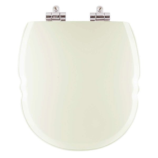 Tampa de Vaso Sanitário Poliéster Soft Close Massima Biscuit (Bege Claro) para vaso Incepa