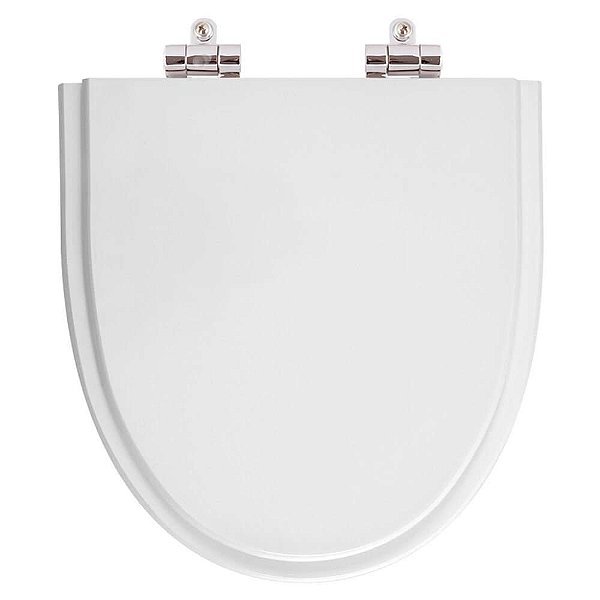 Tampa de Vaso Sanitário Poliéster Soft Close Studio Branco para vaso Incepa