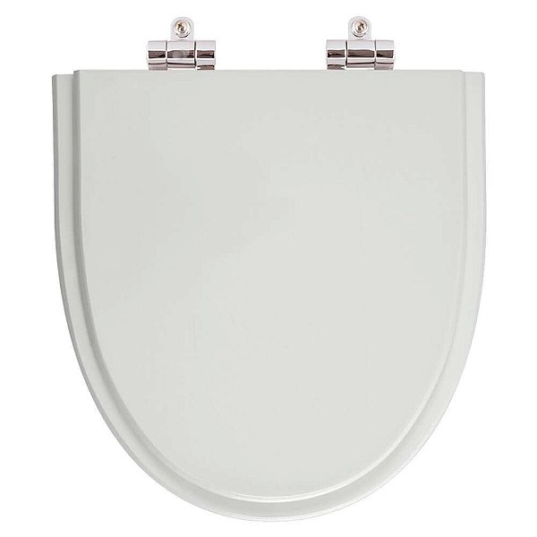 Tampa de Vaso Sanitário Poliéster Soft Close Studio Cinza Platina (Cinza Claro) para vaso Incepa