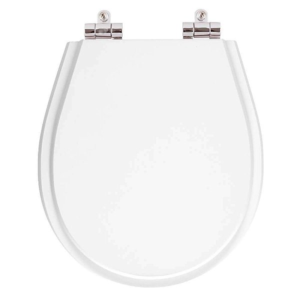 Tampa de Vaso Sanitário Poliéster Soft Close Avalon Branco para vaso Ideal Standard