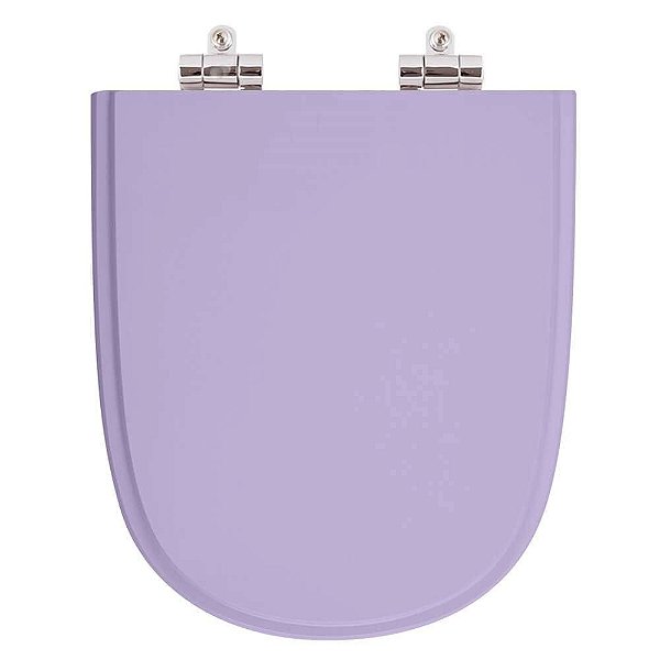 Tampa de Vaso Sanitário Poliéster Soft Close Ezedra Bermuda (Lilás) para Ideal Standard