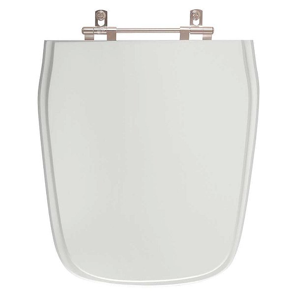 Tampa de Vaso Sanitário Poliéster Imperium Cinza Prata para vaso Celite