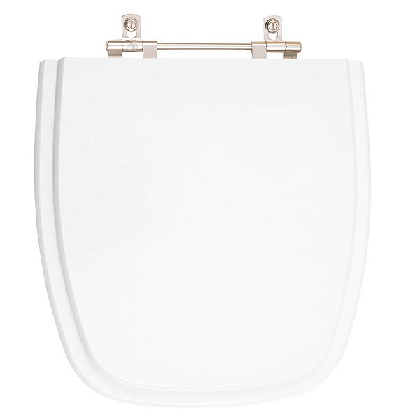 Tampa de Vaso Sanitário Poliéster Like Branco para vaso Celite
