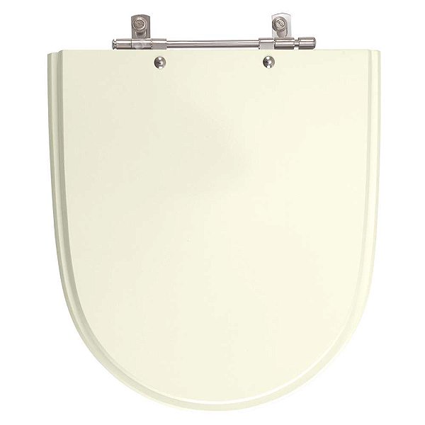 Tampa de Vaso Sanitário Poliéster Mondiale Pergamon (Bege Claro) para vaso Celite