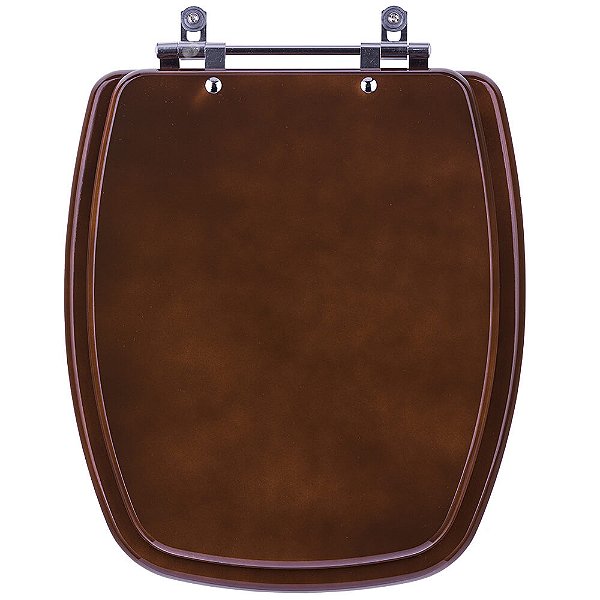 Tampa de Vaso Sanitário Poliéster Stylus Caramelo para vaso Celite