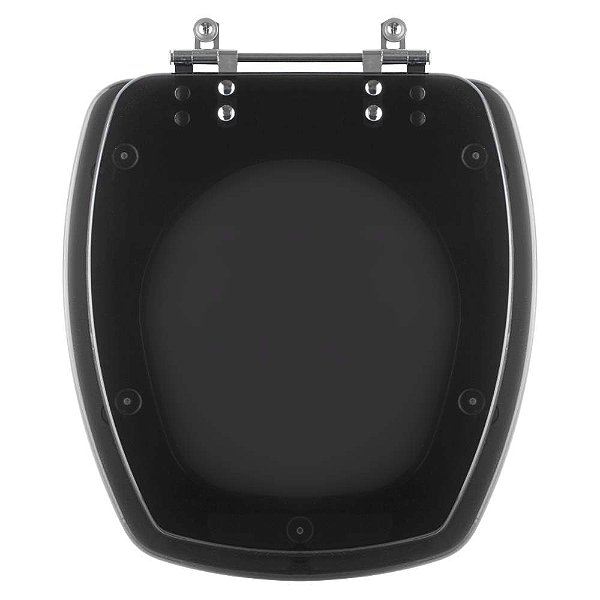 Tampa de Vaso Sanitário Poliéster Stylus Fume Transparente para vaso Celite