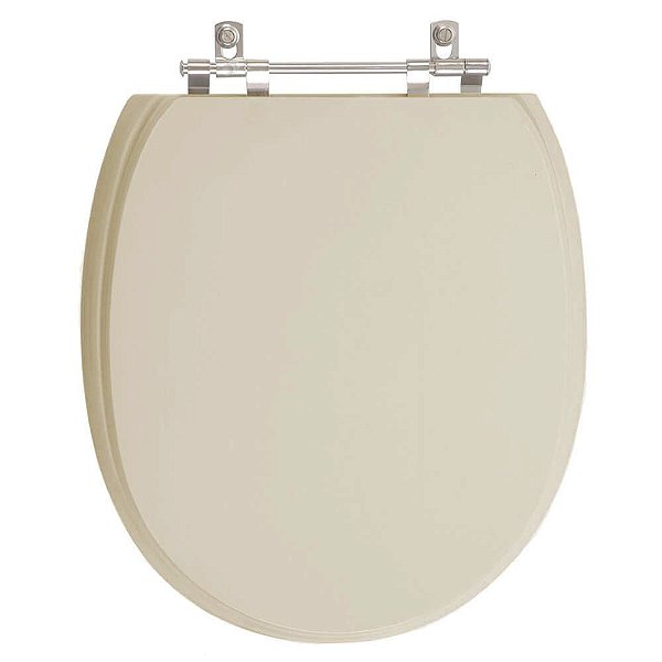 Tampa de Vaso Sanitário Poliéster De Ville Amendoa para vaso Deca