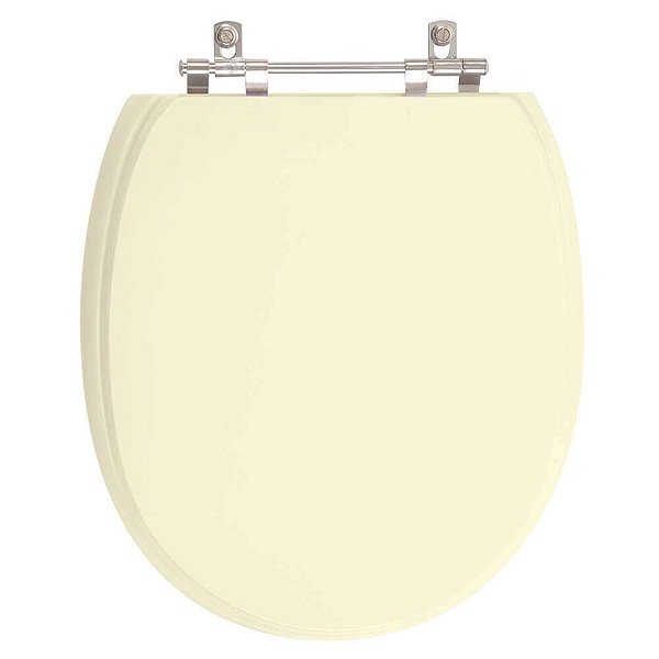 Tampa de Vaso Sanitário Poliéster De Ville Creme (Bege Claro) para vaso Deca