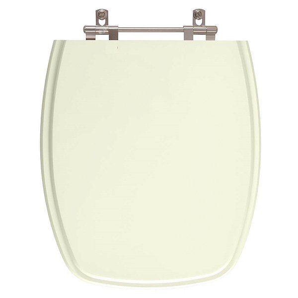 Tampa de Vaso Sanitário Poliéster Fiori Amarilis Marfim em Resina