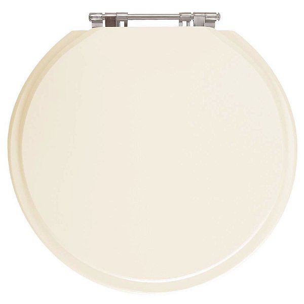 Tampa de Vaso Sanitário Poliéster Futura Marfim (Bege Claro) para vaso Hervy