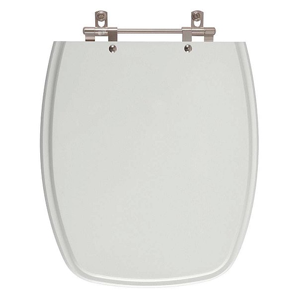 Tampa de Vaso Sanitário Poliéster Laguna Cinza Claro para vaso Hervy