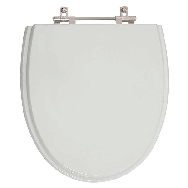 Tampa de Vaso Sanitário Poliéster Eros Cinza Platina para vaso Incepa