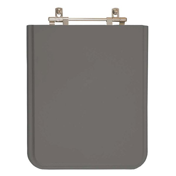 Tampa de Vaso Sanitário Poliéster Square Ambar (Cinza Escuro) para vaso Incepa