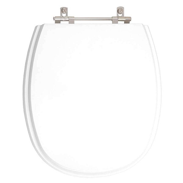 Tampa de Vaso Sanitário Poliéster Alamo Branco para vaso Santa Clara