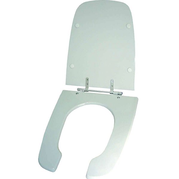 Tampa de Vaso Sanitário Poliéster Handicapped Branco para vaso Celite