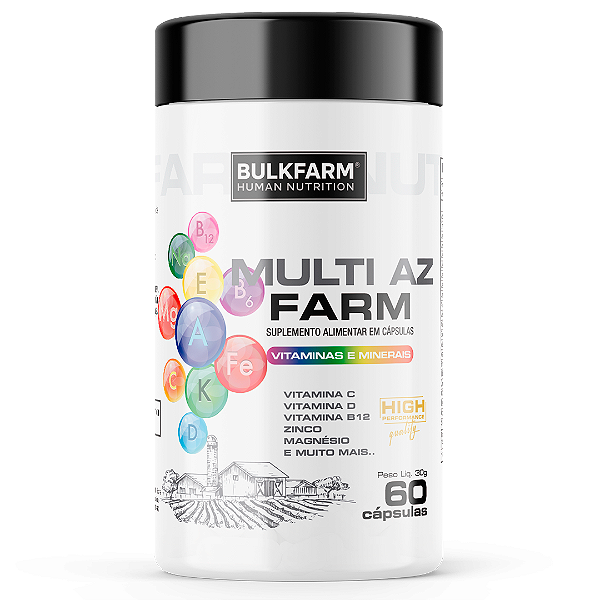 Mult A-Z Farm l Complexo Vitamínico 60 Cápsulas