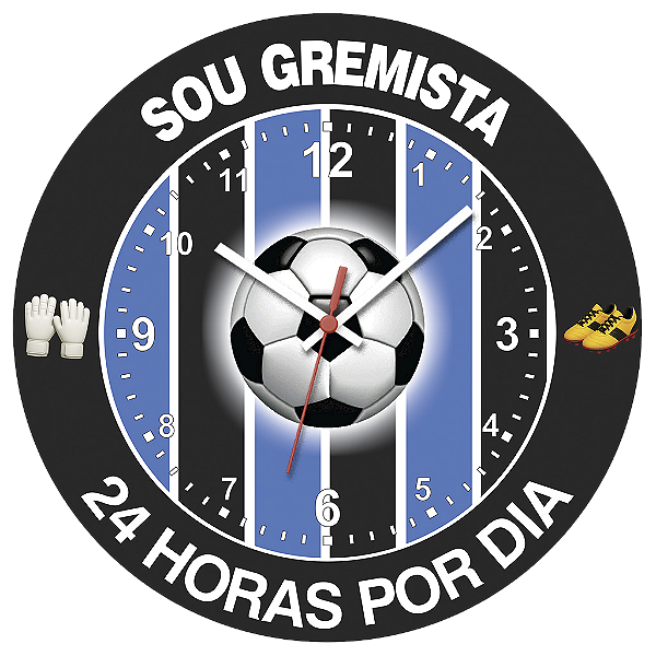 Relógio de Parede Times Sou Gremista