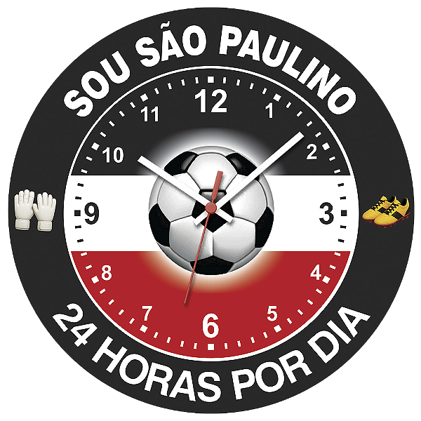 Relógio de Parede Times Sou São Paulino