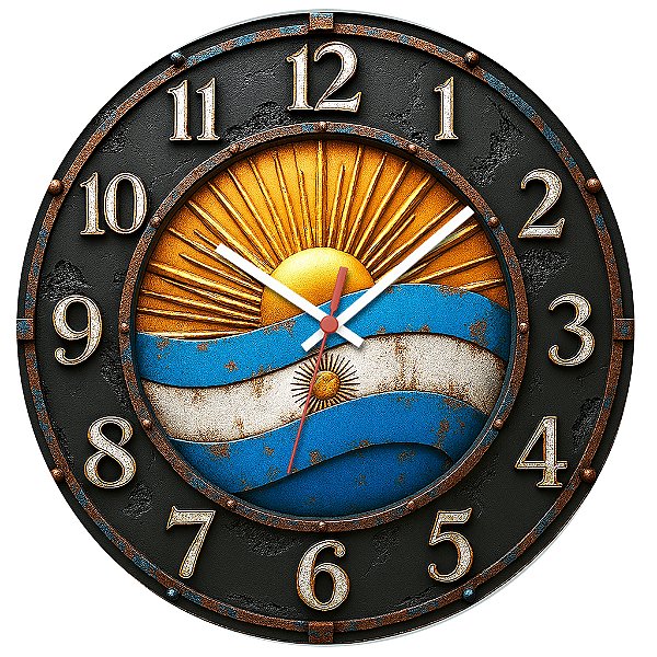 Relógio de Parede Países Argentina