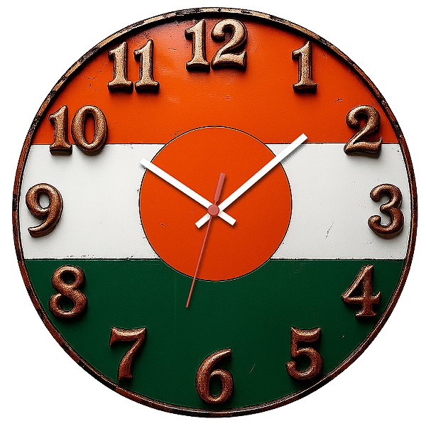 Relógio de Parede Países índia