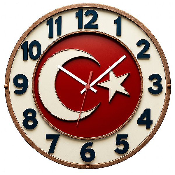 Relógio de Parede Países Tâilandia Bandeira