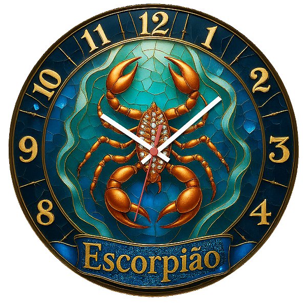 Relógio de Parede Signo Escorpião