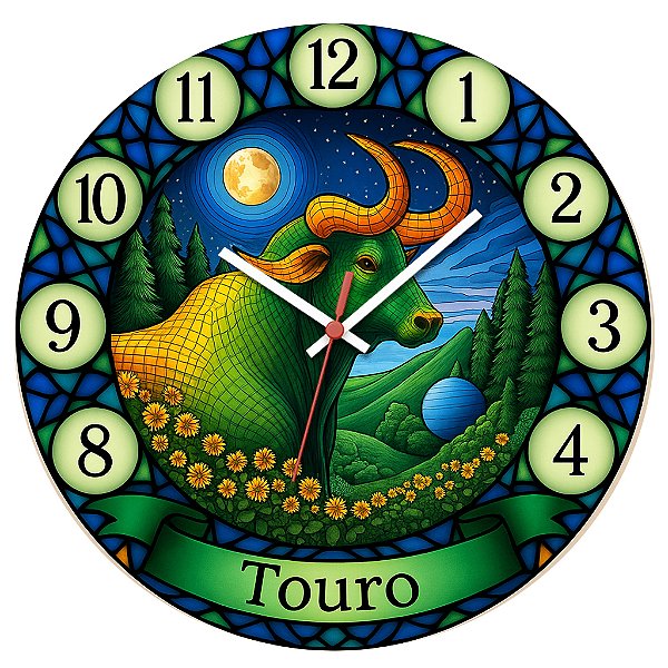 Relógio de Parede Signo Touro