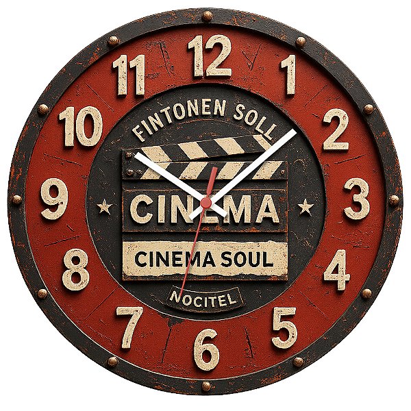 Relógio de Parede Cinema Theater