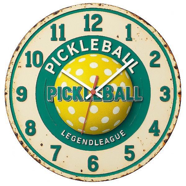 Relógio de Parede Esportes Pickleball